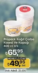 Propack Kağıt Çorba Kasesi Ve Kapağı