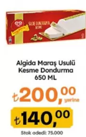 Algida - Maraş Usulü Kesme Dondurma