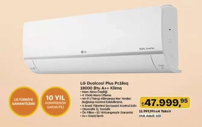 Inverter - Dualcool Plus Pc18Sq 18000 Btu A++ Klima