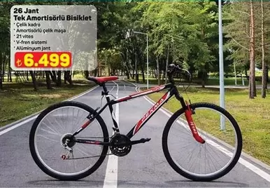 26 Jant Tek Amortisörlü Bisiklet