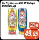 Mr.Oxy Maxima 650 Ml Bulaşık Deterjanı Çift