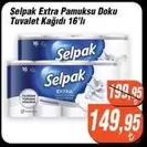 Extra Pamuksu Doku Tuvalet Kağıdı 16'lı