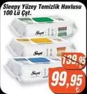 Sleepy Yüzey Temizlik Havlusu 100 Lü Çst.