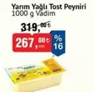 Yarım Yağlı Tost Peyniri