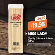 Bambu Çöp Şiş