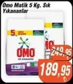 Matik 5 Kg. Sık Yıkananlar