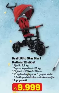 Star - Rito  6 In 1 Katlanır Bisiklet