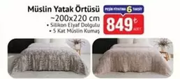 Müslin Yatak Örtüsü