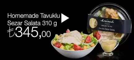 Tavuklu Sezar Salata