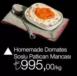 Domates Soslu Patlican Mancasi