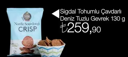 Sigdal Tohumlu Çavdarlı Deniz Tuzlu Gevrek