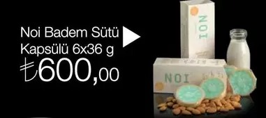 Badem Sütü Kapsülü 6x36 g