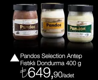Pandos Selection Antep Fıstıklı Dondurma