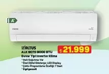 Inverter - ALK 9070 9000 BTU Duvar Tipi Klima