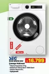 SCM 91M10 INV Çamaşır Makinesi