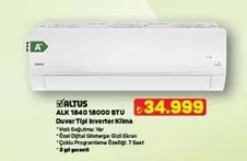 Inverter - ALK 1840 18000 BTU Duvar Tipi Klima