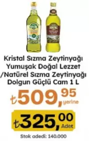 Kristal Sızma Zeytinyağı / Natürel Sızma Zeytinyağı
