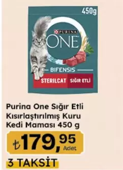 Sığır Etli Kısırlaştırılmış Kedi Maması