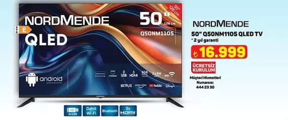 50" QSONM1105 QLED TV
