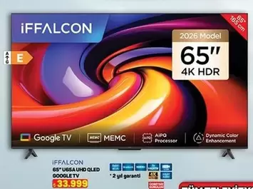 65" 4K HDR Google TV