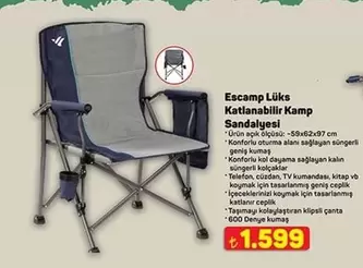 Katlanabilir Kamp Sandalyesi