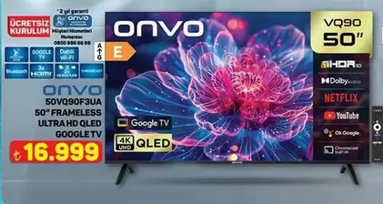 Ok - VQ90 50" 4K QLED GOOGLE TV