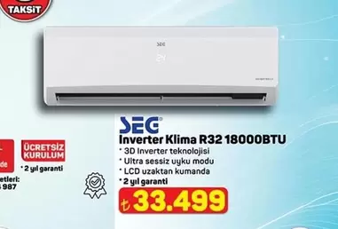 Inverter -  Klima R32 18000BTU