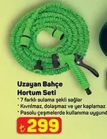Uzayan Bahçe Hortum Seti