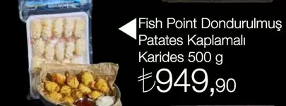 Dondurulmuş Patates Kaplamalı Karides