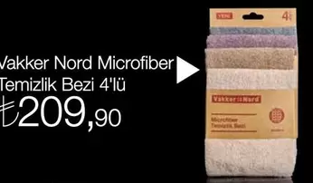 Mikrofiber Temizlik Bezi 4'lü