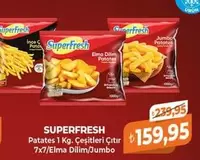 Patates 1 Kg. Çeşitleri Çıtır 7x7/Elma Dilim/Jumbo