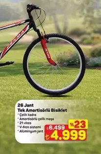 Tek Amortisörlü Bisiklet