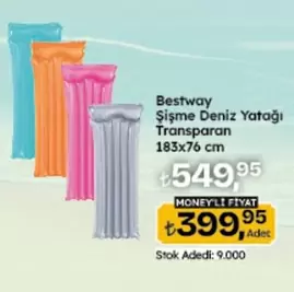 Şişme Deniz Yatağı Transparan