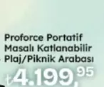 Portatif Masalı Katlanabilir Plaj/Piknik Arabası
