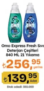 Omo Express Fresh Sıvı Deterjan Çeşitleri