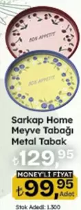 Meyve Tabağı Metal Tabak