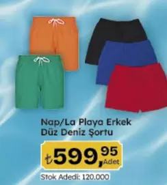 Nap/La Playa Erkek Düz Deniz Şortu
