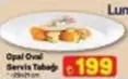 Opal Oval Servis Tabağı