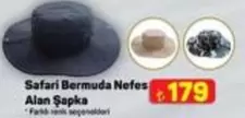 Safari Bermuda Nefes Alan Şapka