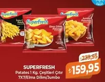Patates 1 Kg. Çeşitleri Çıtır 7X7/Elma Dilim/Jumbo