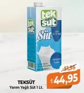 Yarım Yağlı Süt
