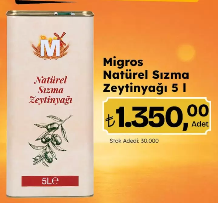 Natürel Sızma Zeytinyağı