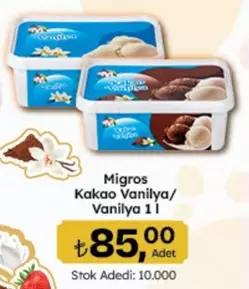 Migros Kakao Vanilya/ Vanilya