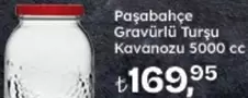 Gravürlü Turşu Kavanozu 5000 cc