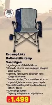 Katlanabilir Kamp Sandalyesi