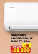 Samsung - AR40F12COAM/SK 12000 BTU Klima