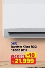 Inverter - Klima R32 12000 BTU