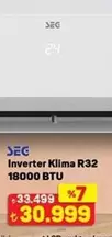 Inverter - Klima R32 18000 BTU