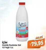Günlük Pastörize Süt %3 Yağlı