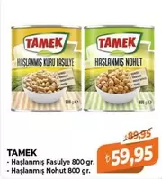 Haşlanmış Fasulye ve Haşlanmış Nohut